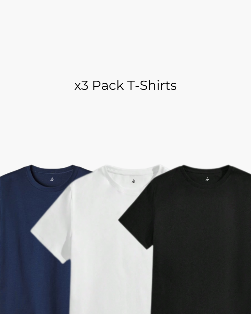 Men X3 Pack T-Shirts Bundle
