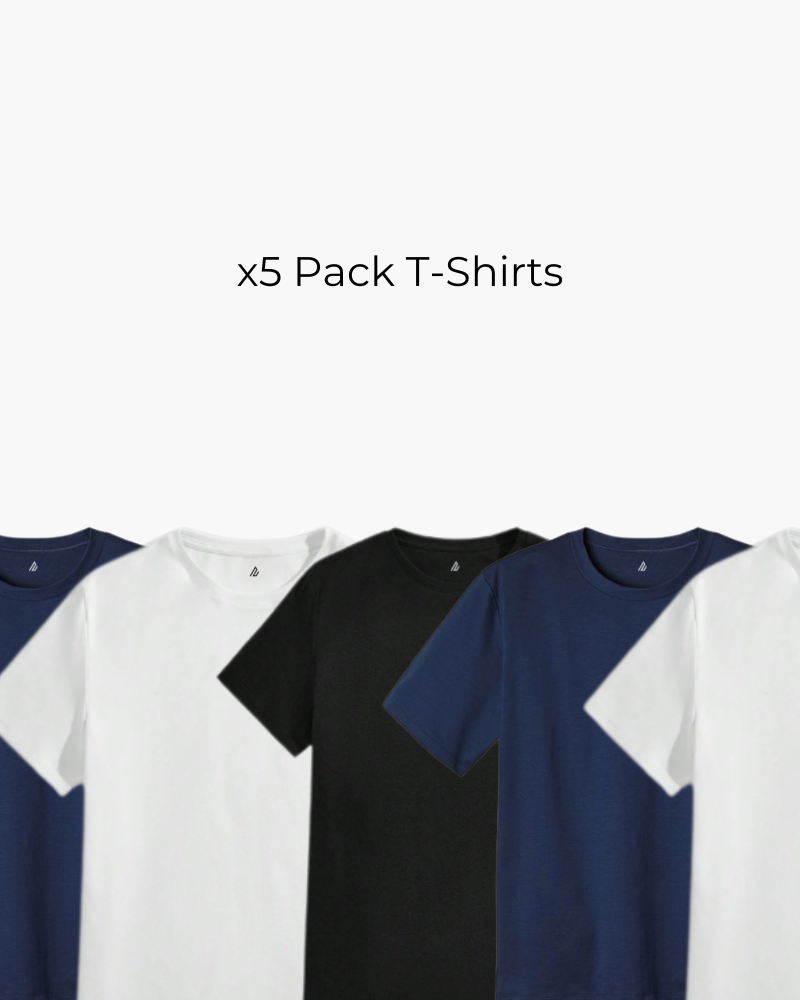 Men X5 Pack T-Shirts Bundle