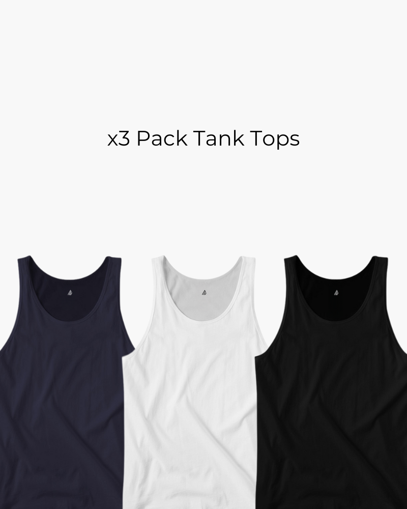 Men x3 Pack Tank Tops