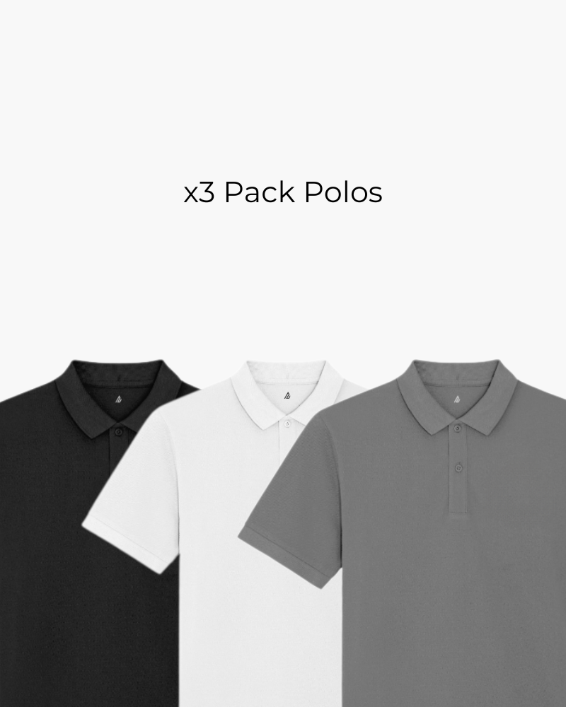 Men x3 Pack Polos