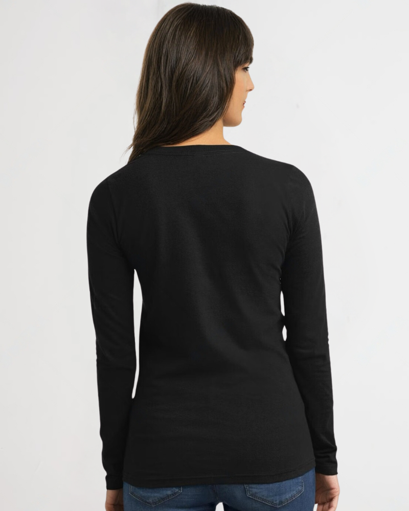 Women V-neck long sleeve